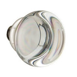 Emtek - Privacy, Neos Rosette, Providence Crystal Knob, US14 - Polished Nickel