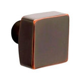 Emtek - Passage, Rectangular Rosette, Square Knob, US14 - Polished Nickel
