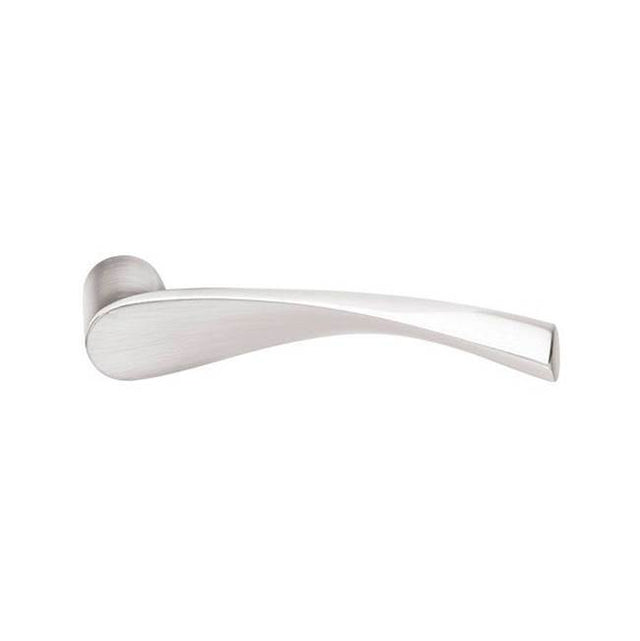 Emtek - Passage, Oval Rosette, Triton Lever, LH, US14 - Polished Nickel