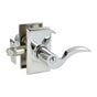 Emtek - KIL Cortina Lever, Regular Rosette, RH, US4 - Satin Brass