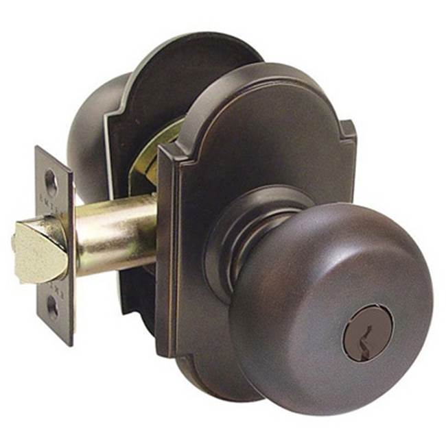 Emtek - KIK, Providence Knob, Rectangular Rosette, US4 - Satin Brass
