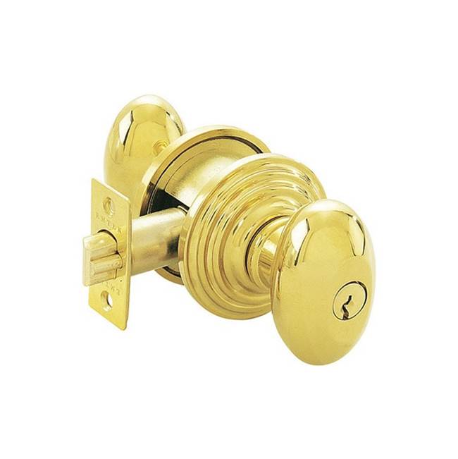 Emtek - DUMMY KIK, Egg Knob, Regular Rosette, US4 - Satin Brass