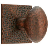 Concealed, Privacy, Hammered Rosette, Hammered Egg Knob, US10B