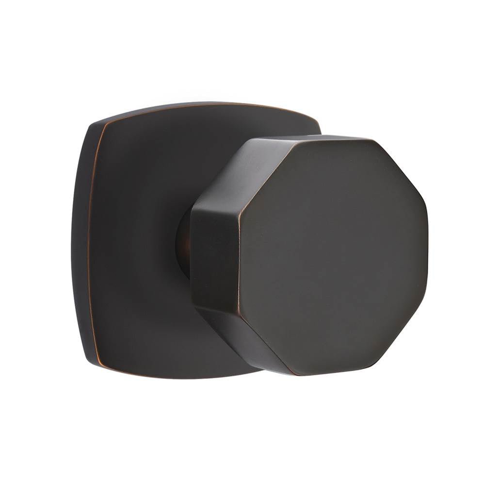 Privacy, Modern Rosette, Octagon Knob, US10B