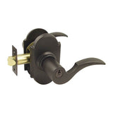 Emtek - KIL, Cortina Lever, No.8 Rosette, RH, US4 - Satin Brass