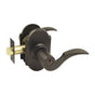 Emtek - KIL, Cortina Lever, No.8 Rosette, LH, US4 - Satin Brass