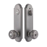 Emtek - 2-PT Lock Key in Knb/Lvr Sgl Cyl, Annapolis Plate, Providence Knob, US4 - Satin Brass