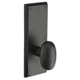 Emtek - Dummy Pair, Sideplate Locksets Rectangular Non-Keyed 7'', Durango Lever, TWB - Tumbled White Bronze