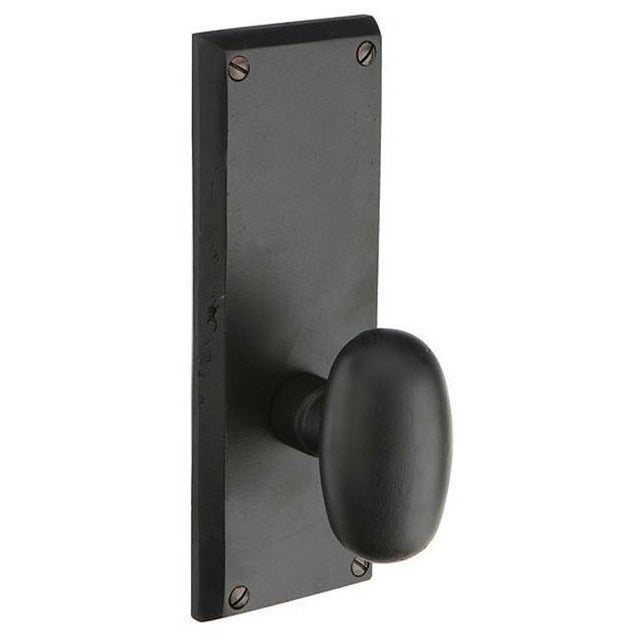 Emtek - Dummy Pair, Sideplate Locksets Rectangular Non-Keyed 7'', Durango Lever, TWB - Tumbled White Bronze