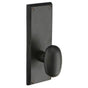 Emtek - Dummy Pair, Sideplate Locksets Rectangular Non-Keyed 7'', Durango Lever, TWB - Tumbled White Bronze