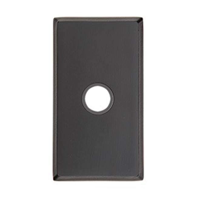 Concealed, Passage, No.3 Rosette, Lowell Crystal Knob, FB