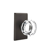 Concealed, Passage, No.3 Rosette, Lowell Crystal Knob, FB