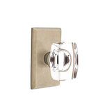 Concealed, Privacy, No.3 Rosette, Windsor Crystal Knob, FB