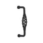 Emtek - Concealed Surface Mount, Lafayette Pull 8'', FBS - Flat Black Steel