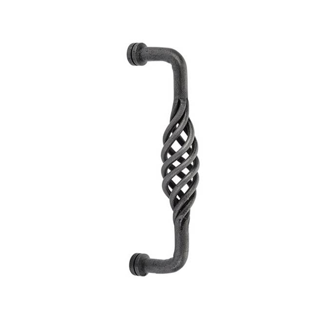 Emtek - Concealed Surface Mount, Lafayette Pull 8'', SWS - Satin Steel
