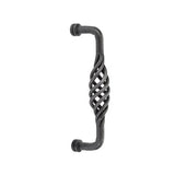 Emtek - Concealed Surface Mount, Lafayette Pull 8'', SWS - Satin Steel