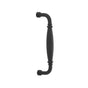Emtek - Concealed Surface Mount, Normandy Pull 8'', FBS - Flat Black Steel