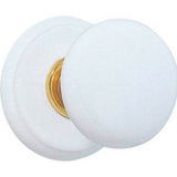 Dummy, Porcelain Rosette, Ice White Knob, US10B