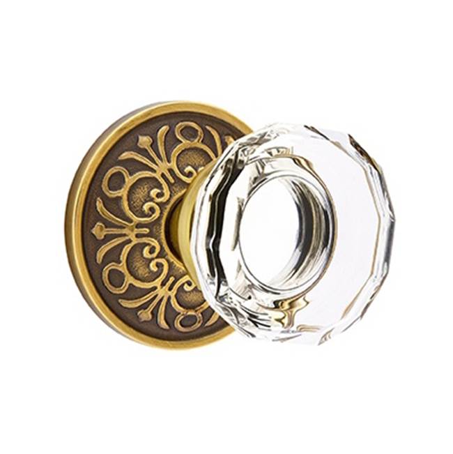 Concealed, Passage, Lancaster Rosette, Lowell Crystal Knob, US10B