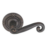Concealed, Passage, Ribbon and Reed Rosette, Rustic Lever, US10B