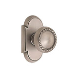 Concealed, Passage, No.8 Rosette, Rope Knob, US10B