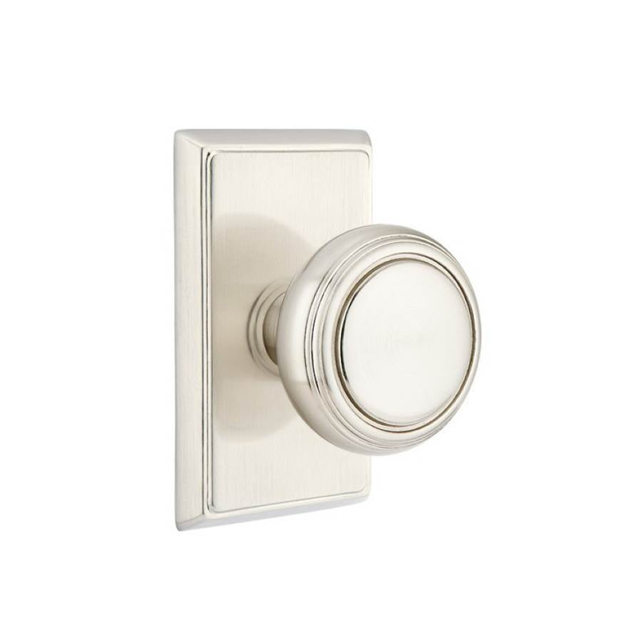 Concealed, Passage, Rectangular Rosette, Norwich Knob, US10B