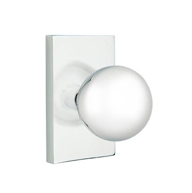 Concealed, Passage, Rectangular Rosette, Orb Knob, US10B