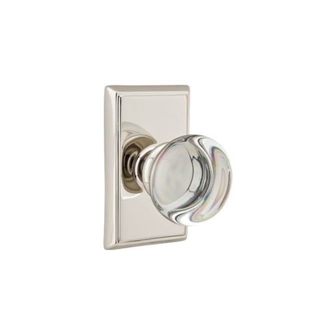 Concealed, Privacy, Rectangular Rosette, Providence Crystal Knob, US10B