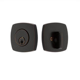 Emtek - Weiser Keyway, Urban Modern Deadbolt, Double Cylinder, US10B - Oil Rubbed Bronze