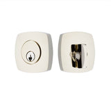 Emtek - Weiser Keyway, Urban Modern Deadbolt, Single Cylinder, US14 - Polished Nickel