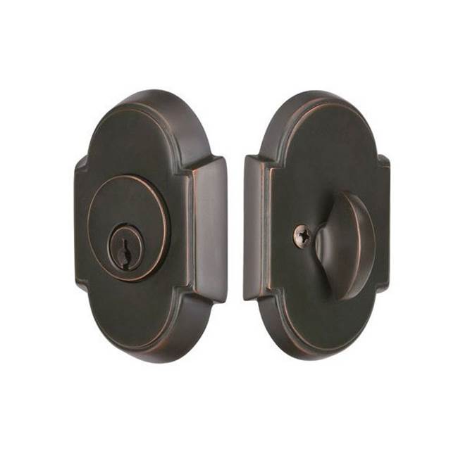 Emtek - No.8 Style Deadbolt, Dbl, US4 - Satin Brass