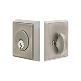 Emtek - Brass Rect Deadbolt, Dbl, US4 - Satin Brass