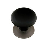 Emtek - Porcelain Wardrobe Knob, Ebony, 1-3/4'', US15A - Pewter