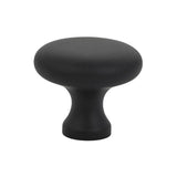 Emtek - Cabinet Knob, Brass Providence, 1'', US19 - Flat Black