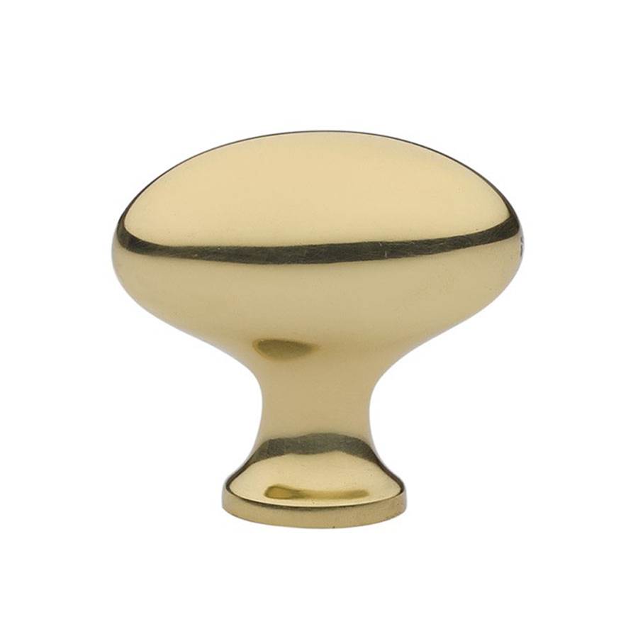 Emtek - Cabinet Knob, Brass Egg, 1'', US3NL - Unlacquered Brass