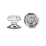 Emtek - Old Town Glass Wardrobe Knob, 1-3/4'', US7 - French Antique