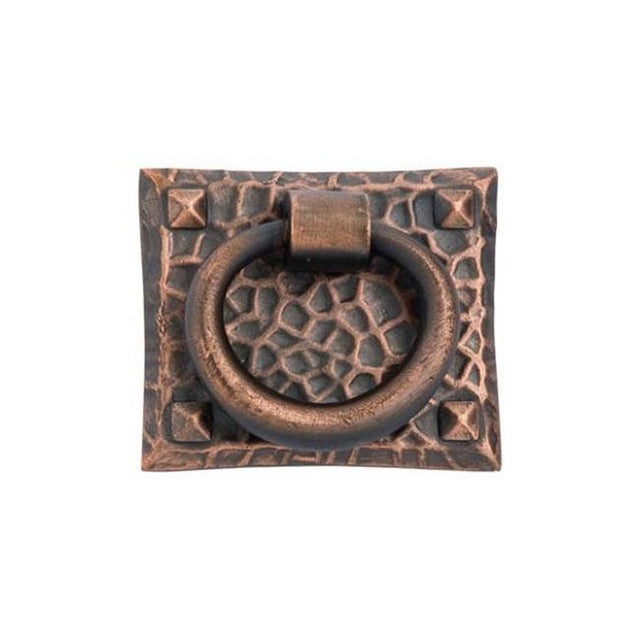 Emtek - Small Hammered Ring Pull, US10B - Oil Rubbed Bronze