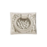 Emtek - Small Hammered Ring Pull, US15 - Satin Nickel