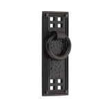Emtek - Hammered Vertical Ring Pull, 1-1/2'' C-C, US10B - Oil Rubbed Bronze