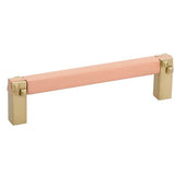 Emtek - Mortise and Tenon Pull, 3-1/2'' C-C, US4 - Satin Brass