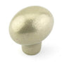 Emtek - Sandcast Bronze Egg Knob, 1'', TWB - Tumbled White Bronze