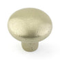 Emtek - Sandcast Bronze Round Knob, 1-1/4'', TWB - Tumbled White Bronze