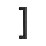Emtek - Concealed Surface Mount, 8'' Door Pull, Wilshire Style, US19 - Flat Black