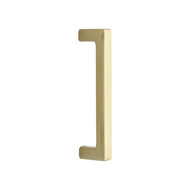Emtek - Concealed Surface Mount, 8'' Door Pull, Wilshire Style, US3 - Polished Brass