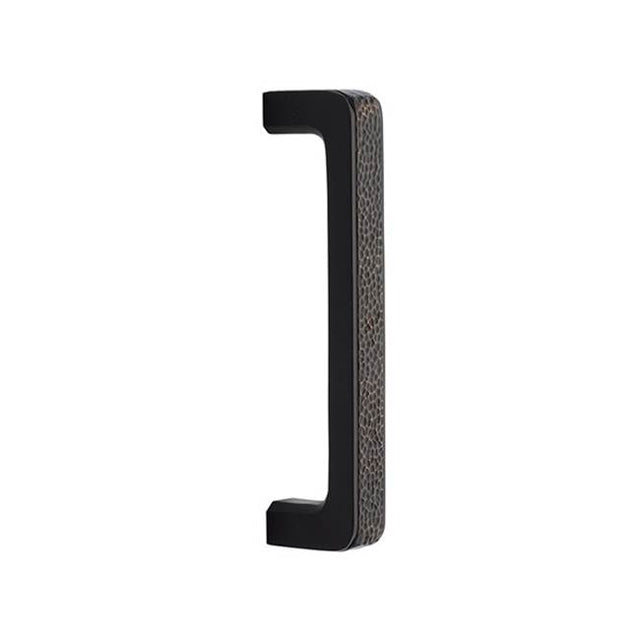 Emtek - Concealed Surface Mount, 8'' Door Pull, Arts and Crafts, US3NL - Unlacquered Brass