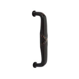 Emtek - Concealed Surface Mount, 8'' Door Pull, Ribbon and Reed, US3NL - Unlacquered Brass