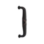 Emtek - Concealed Surface Mount, 8'' Door Pull, Ribbon and Reed, US3NL - Unlacquered Brass