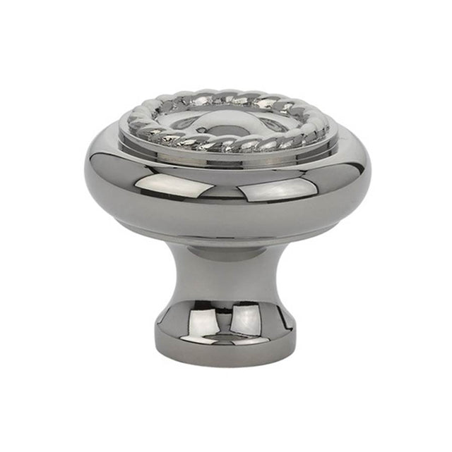 Emtek - Cabinet Knob, Brass Rope, 1-3/4'', US14 - Polished Nickel