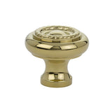 Emtek - Cabinet Knob, Brass Rope, 1-3/4'', US3NL - Unlacquered Brass