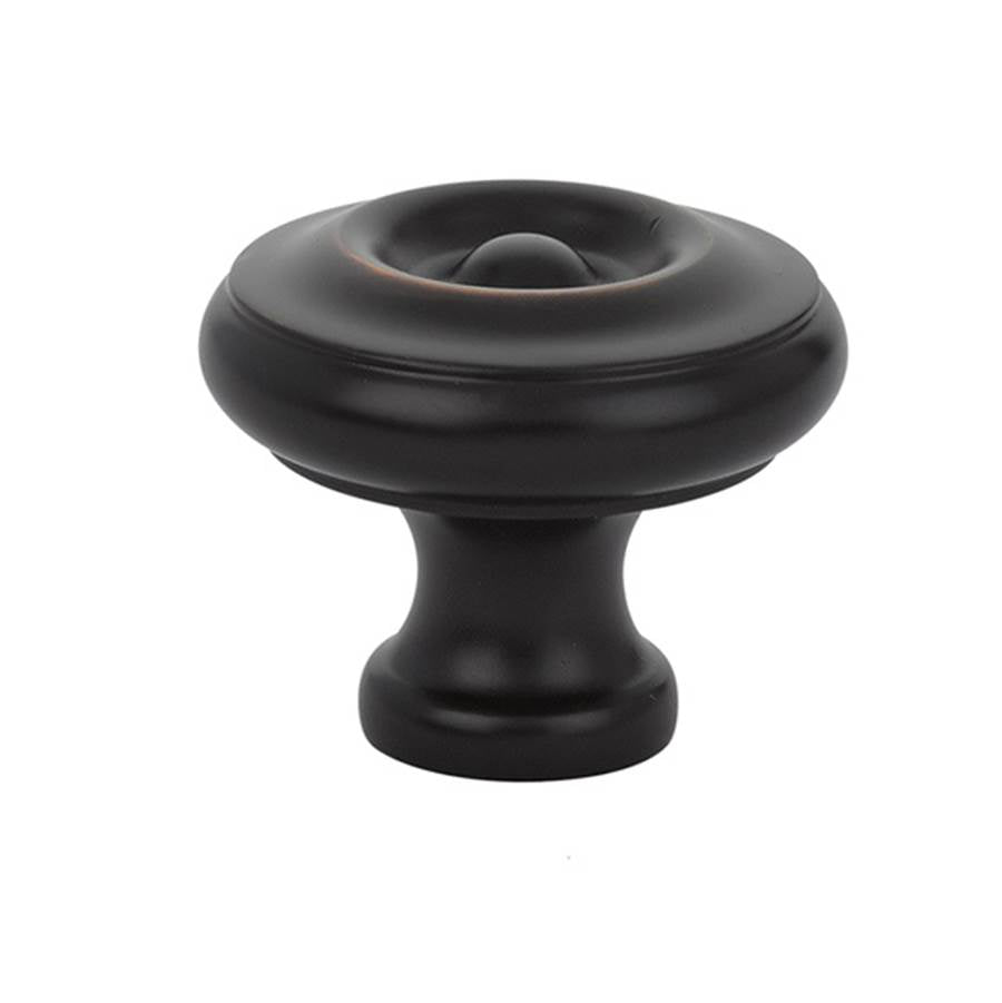 Emtek - Cabinet Knob, Waverly, 1'', US10B - Oil Rubbed Bronze